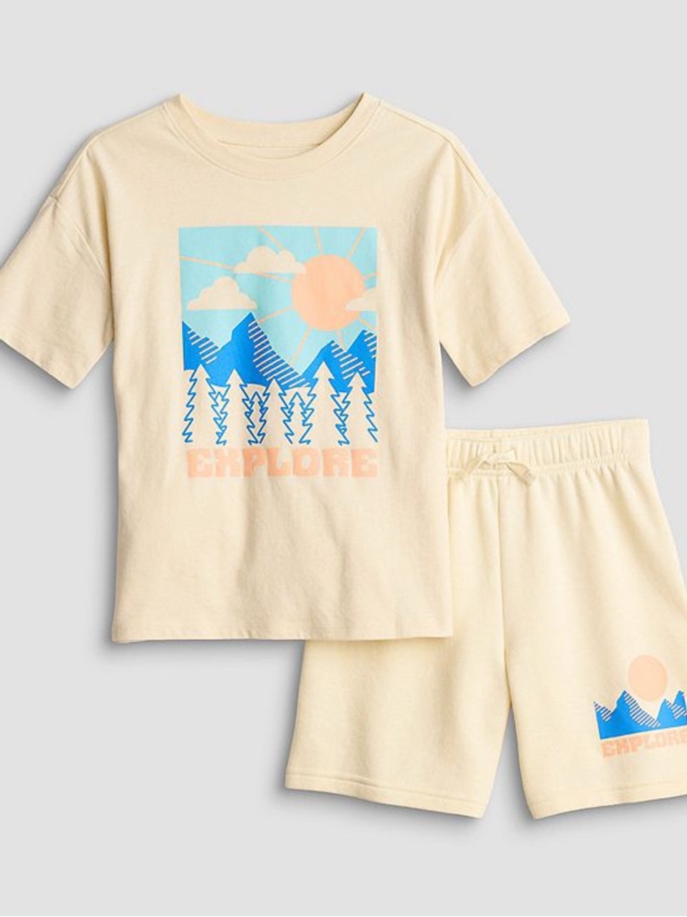 Jumping beans boys  'Explore' Mountain 2 pc set
